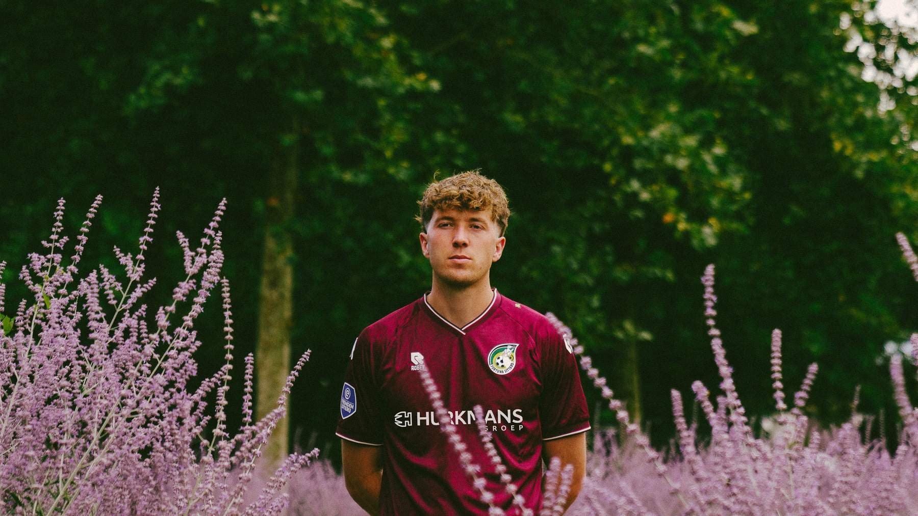 Sint Rosa-shirt — lavendel